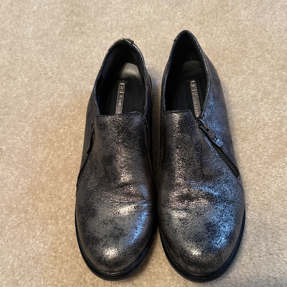 BCBGeneration Shimmering silver/ Black Loafers - image 3